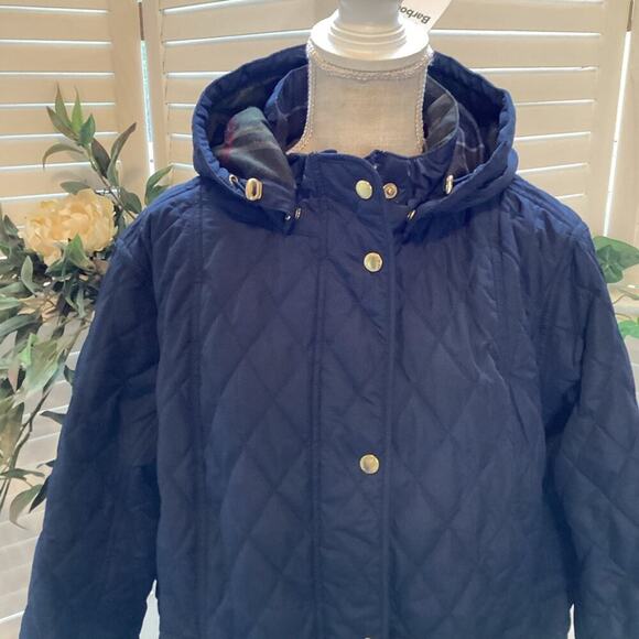 BARBOUR MILLFIRE QUILTED BLUE NEW SIZE 2X 1195 - Picture 2 of 10